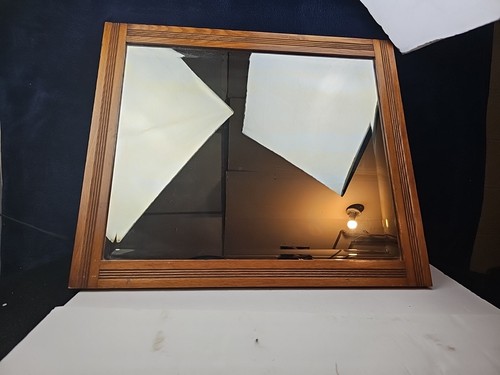 Vintage art deco beveled wall - vintage,