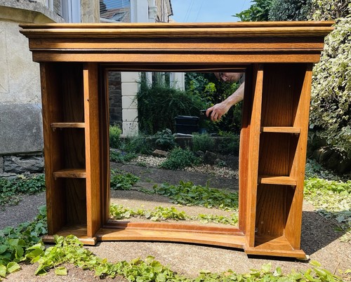 Oak hall stand - ,