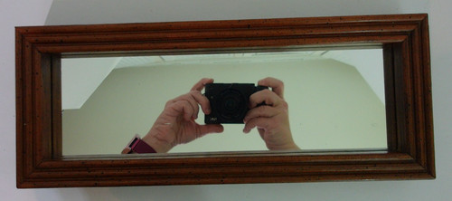 Vtg solid wide dark oak - wide,