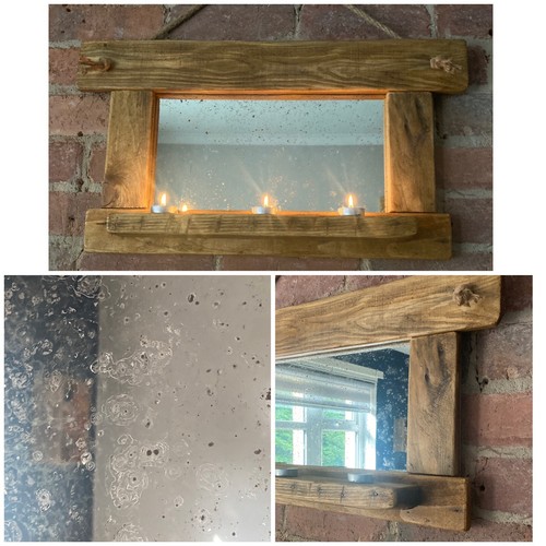 Rustic farmhouse mirror - rustic,