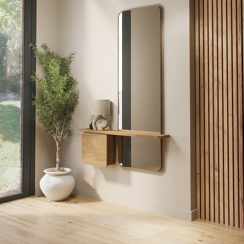 Slim narrow oak - slim, floating