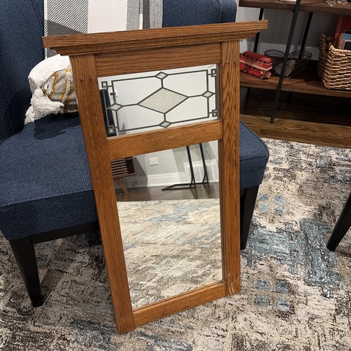 Mission oak wall - mission, mirror
