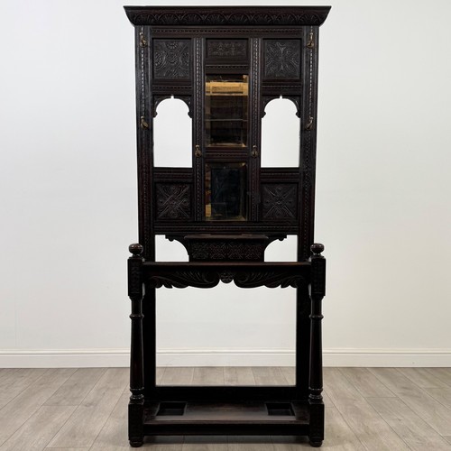 Antique victorian carved oak - victorian,