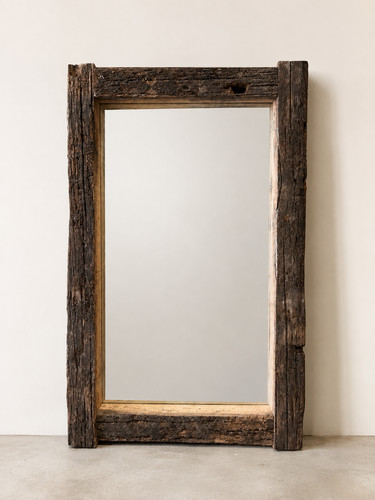 Handcrafted rustic oak - oak, framed