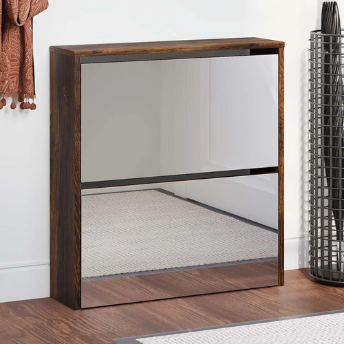 Walplus smoked oak hall shoe - hall,